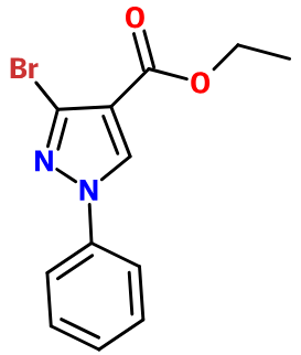 MC085377 Ethyl 3-bromo-1-phenyl-1H-pyrazole-4-carboxylate (image for) MC085377 Ethyl 3-bromo-1-phenyl-1H-pyrazole-4-carboxylate